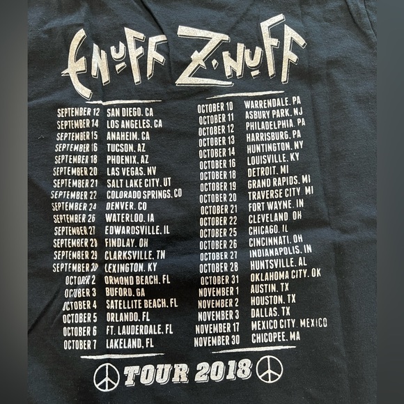 Enuff Znuff 90’s rock band t-shirt - Picture 3 of 5